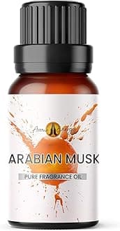 Arabian Musk Fragrance Oil, 10ml - Use in Aromatherapy Diffuser, Home Made Making, Potpourri, Candle, Soap, Slime, Bath Bomb, Air Freshener
