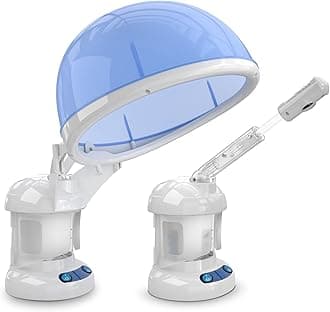 Hair Steamer Kingsteam 2 in 1 Ozone Facial Steamer, Design for Personal Care Use at Home or Salon Bar