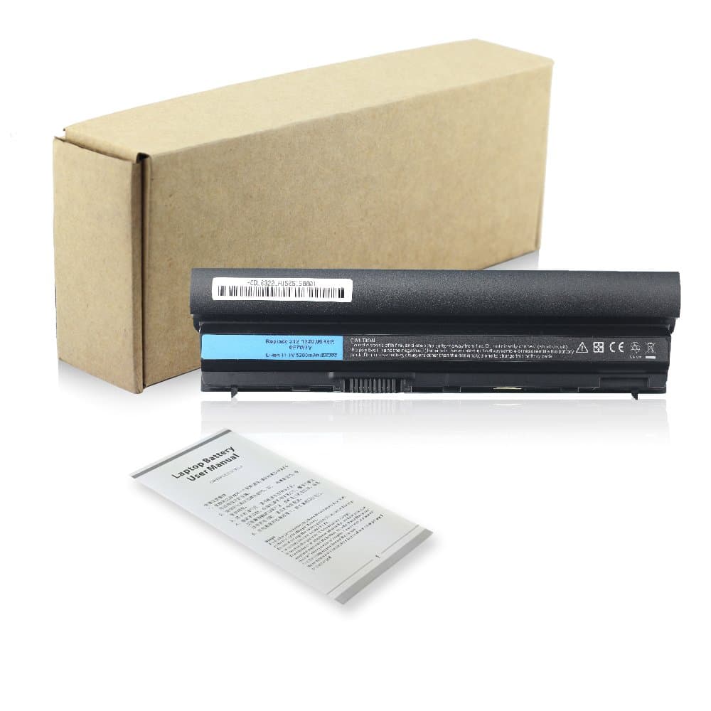 Exxact Parts Solutions Laptop Battery Replacement for Dell Latitude E6120 E6220 E6230 E6320 E6320 XFR E6330 E6430S Series, 312-1241 312-1242[Li-ion 11.1V 5200mAh 6 Cell]