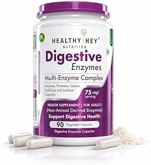 Digestive Enzyme - Multi-Enzyme Complex -Support Digestive Health - 90 Vegetable Capsules