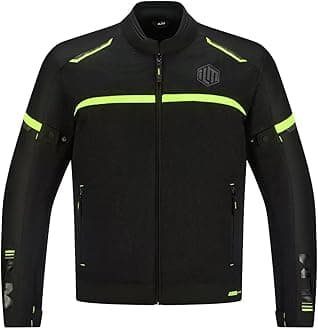 ILM Motorcycle Riding Jacket with Mesh CE Armor and Detachable Thermal Liner Dual Sport All Season for Men Model JAM1