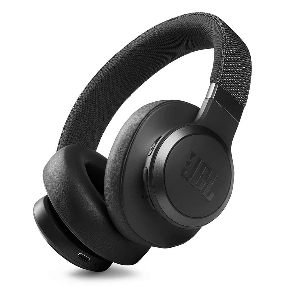 Live 660 NC Wireless Over-Ear Bluetooth Headphones with Active Noise-Cancelling Technology, Up to 50 Hours Battery Life, Black