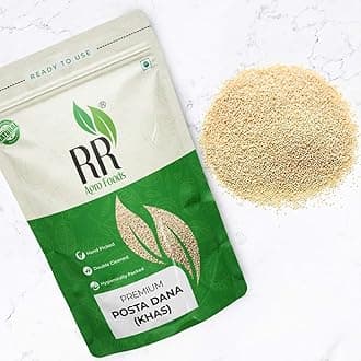 RR Agro Foods 100% Natural A Grade Poppy Seed | Khus Khus Posto Dana | Posto Dana for Eating (100 GM)