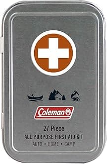 Coleman All Purpose Mini First Aid Kit Tin, smallest travel first aid tin kit