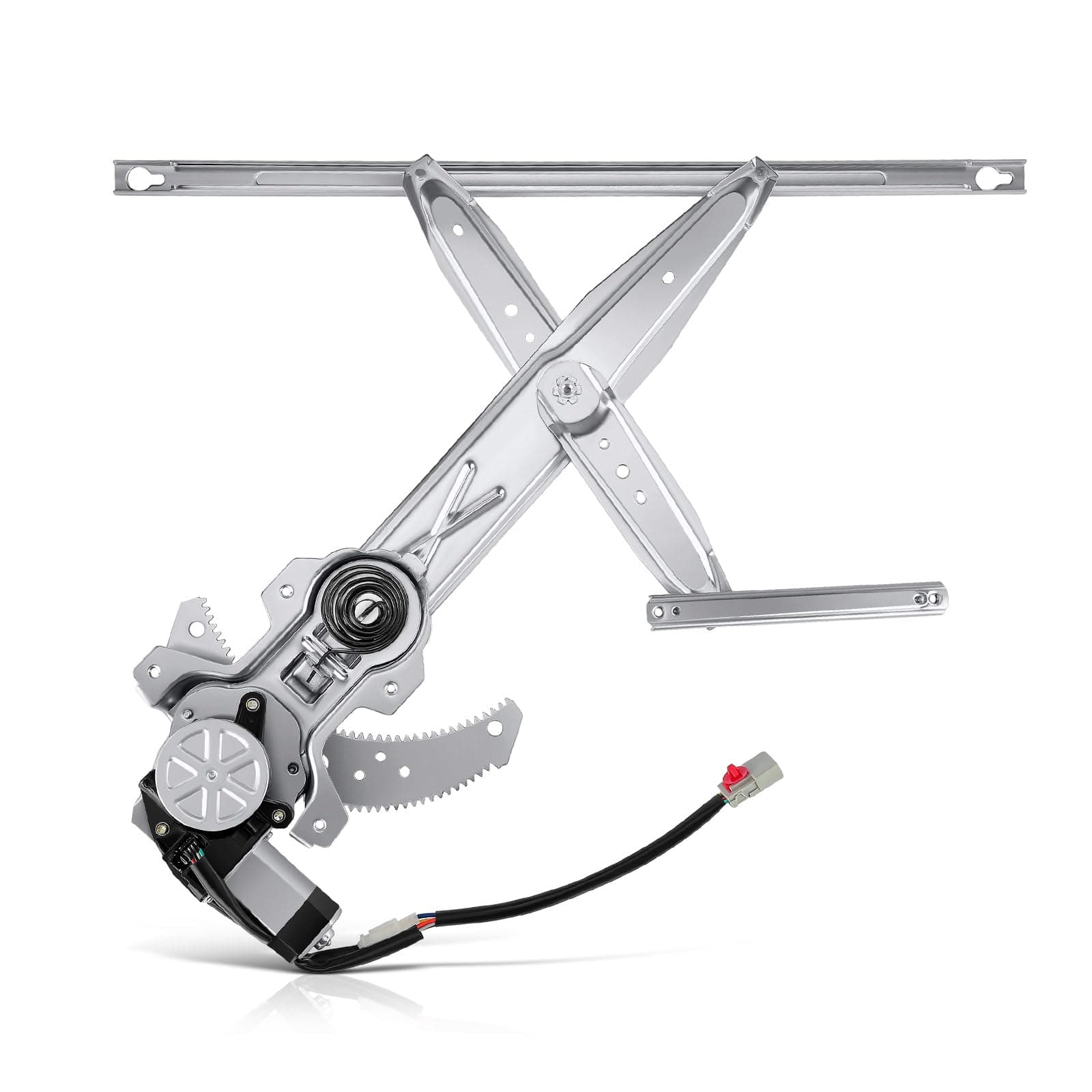 YHTAUTO Front Driver Side Power Window Regulator with 4-Pin Motor Assembly for Honda Accord 1998-2002 Coupe