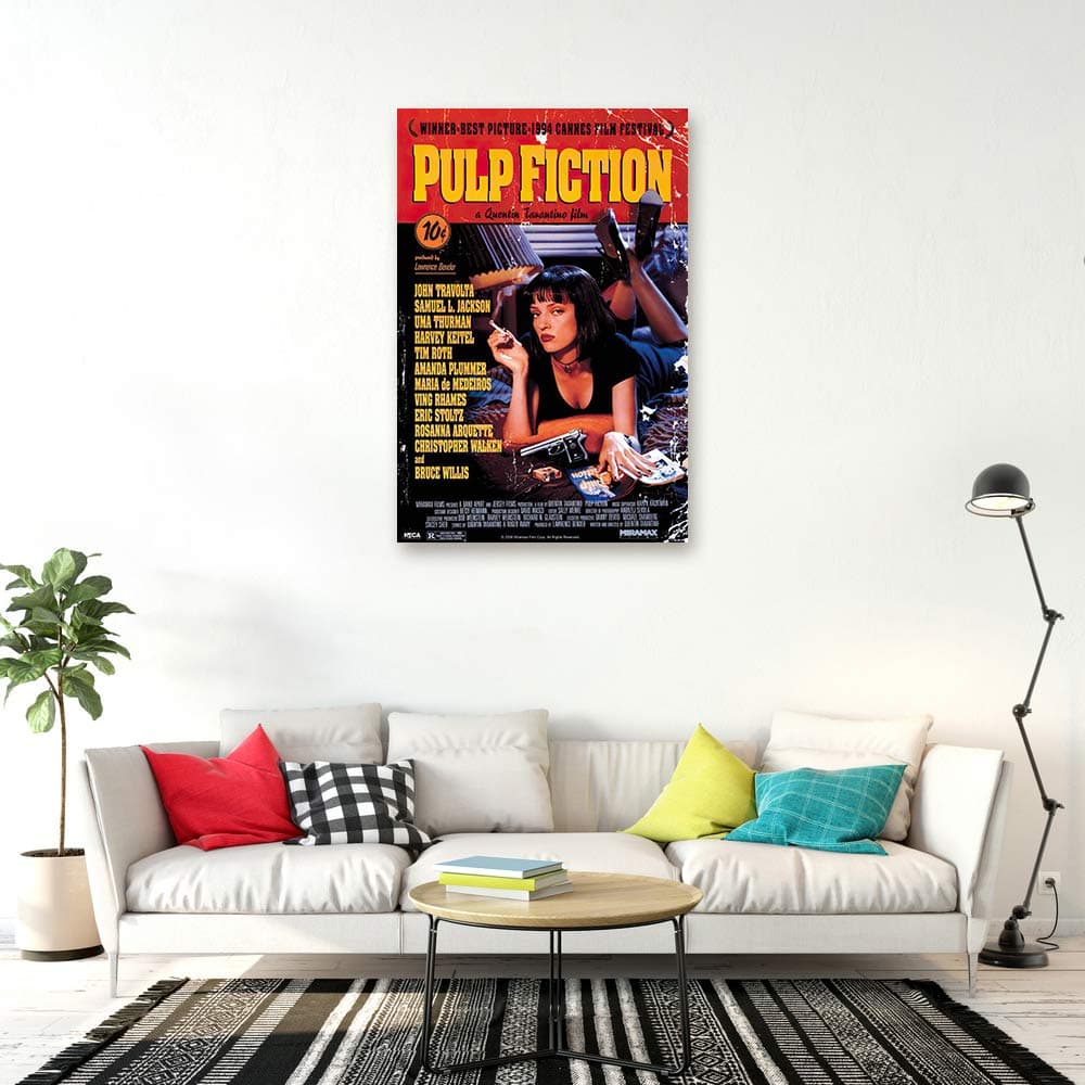 Pulp Fiction Uma Movie Poster