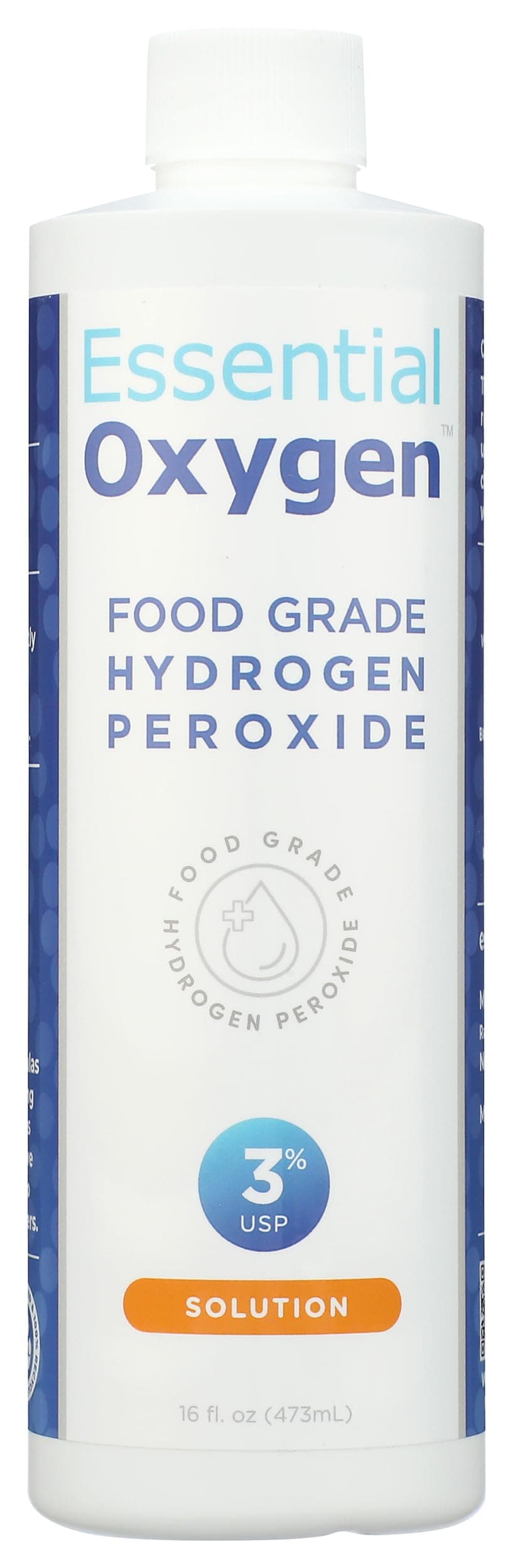 Essential Oxygen Hydrogen Peroxide 3%, Food Grade, 16 Ounces (Pack Of 1)