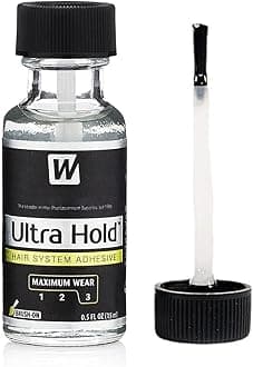 – Lace Wig Glue - Hair Bonding Glue, 15ml Clear Waterproof Adhesive with Quick-Drying Long-Lasting Strong Hold for Lace Front Wigs, Hair Systems, Extensions & Toupee Applications