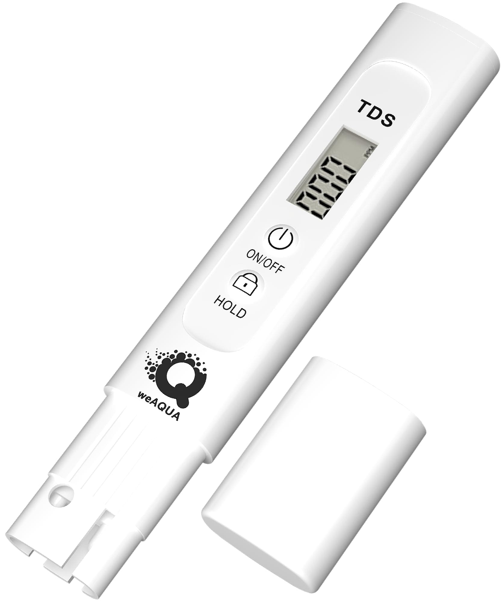 TDS Meter AI-Supported Self-Calibrating for Accurate Results - Total Dissolved Solids Meter- Water Quality Meter Ideal for Drinking Water, Hydroponics, TDS and PPM Measurement