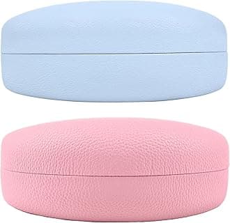 2 PACK Large Hard Shell Sunglasses Case, Protective Case For Sunglasses and Eyeglasses