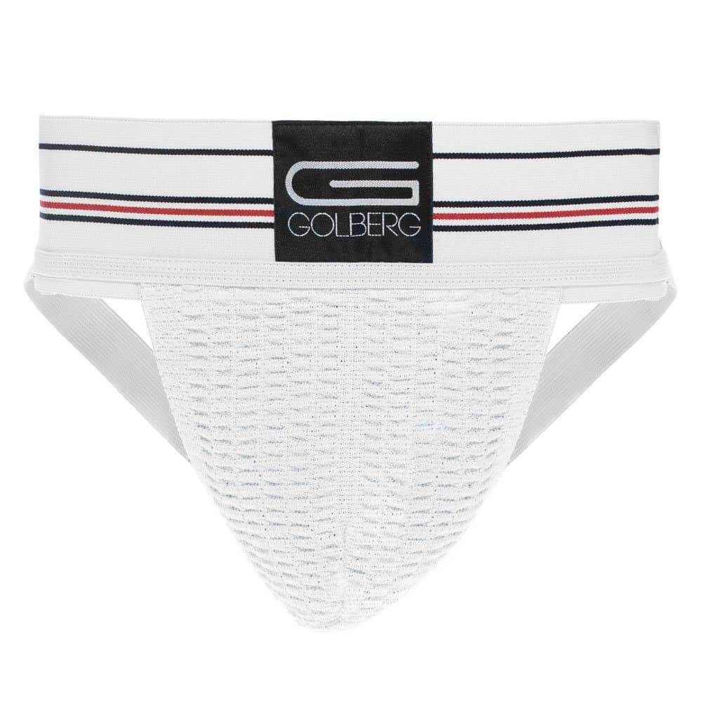 GOLBERG Performance Sport Jock Strap - Active White Color - (Large)