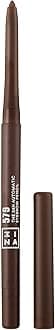 3INA MAKEUP - The 24H Automatic Eyebrow Pencil 579 - Dark brown - 24H Longwearing Waterproof Formula with Built-In Sharpener - Fuller Looking Brows - Precise Tip - Vegan - Cruelty Free