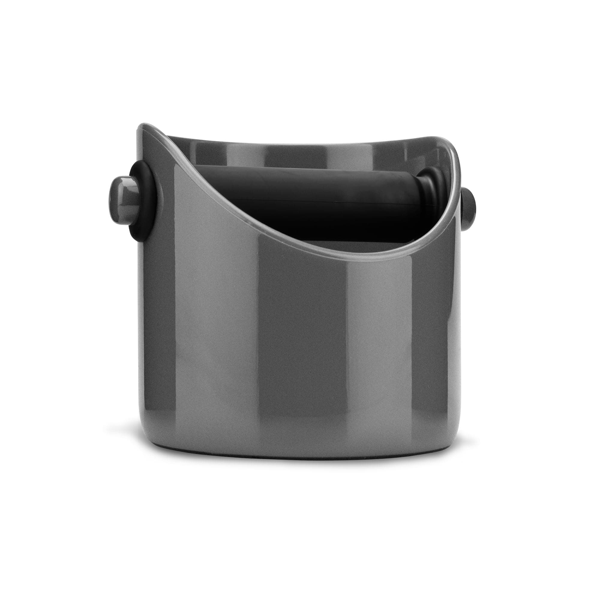 Dreamfarm Grindenstèin Sturdy, Compact, Modern Space-Saving Espresso Coffee Grind Knock Box - Silver