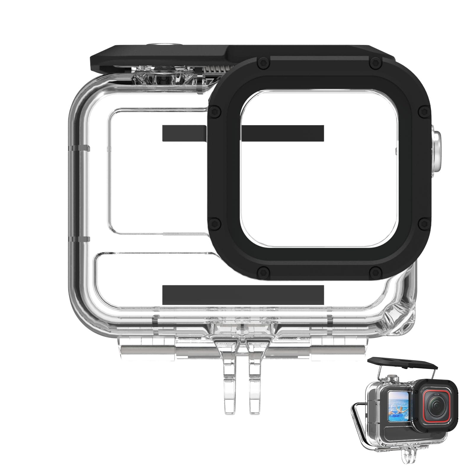 TELESIN Waterproof Case for Insta360 Ace Pro | Underwater Dive Case Housing Shell for Ace Pro Deep Scuba Diving Snorkeling 45 Meter Depth