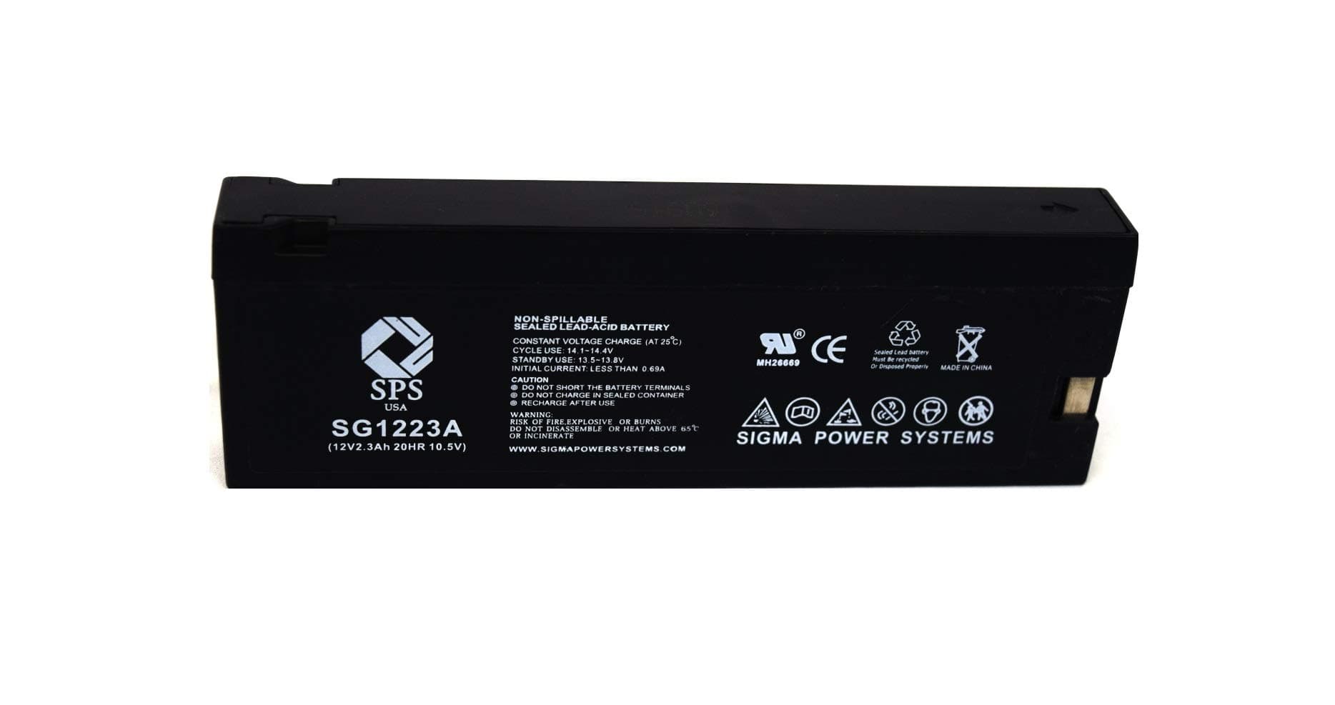 SPSBrand 12V 2.3Ah Camcorder Replacement Battery for G. E. CG-9806 Video Camera