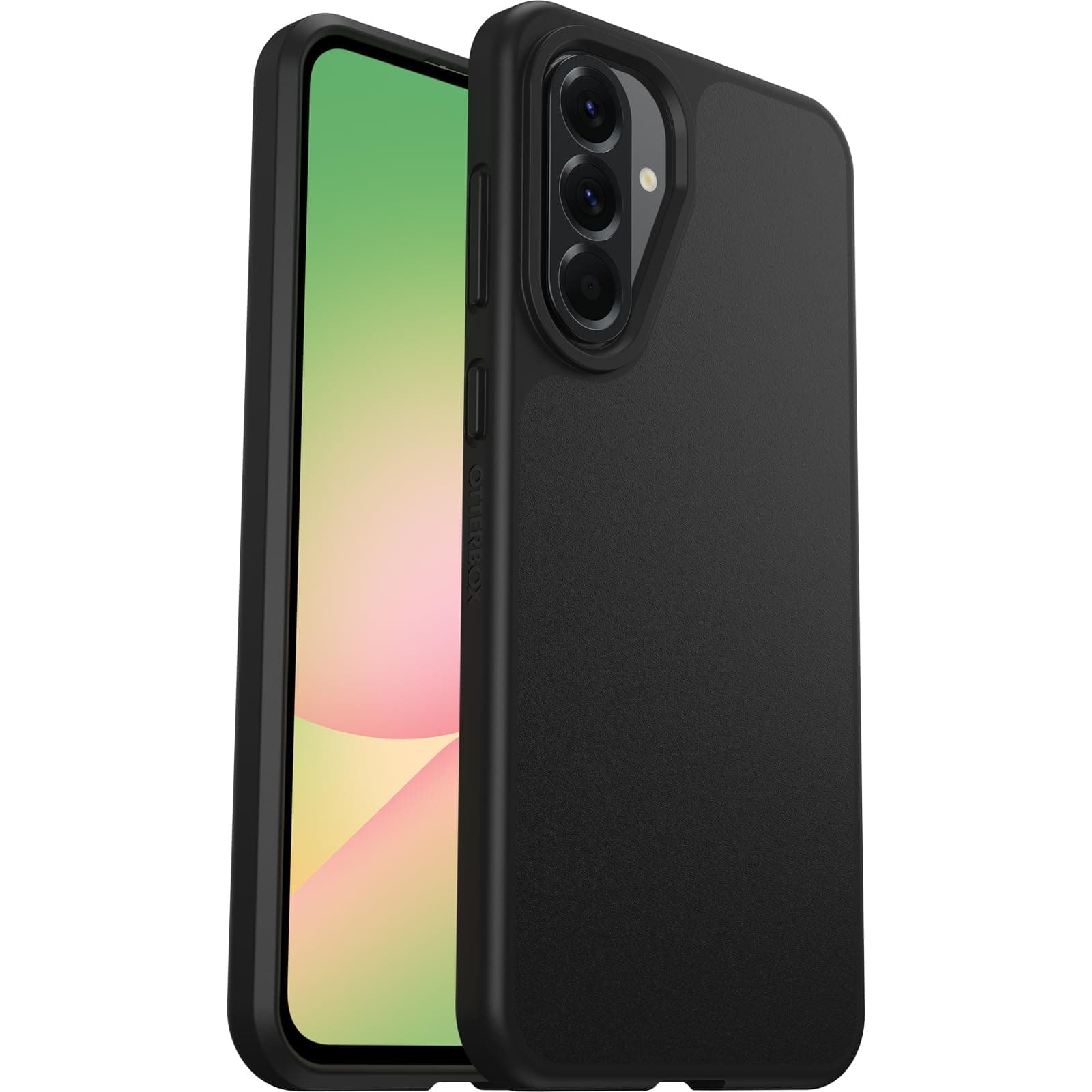 Samsung Galaxy A56 5G React Series Case - Black, Ultra-Thin, Pocket-Friendly, Raised Edges Protect Camera & Screen, Wireless Charging Compatible (Single Unit Ships in Polybag)