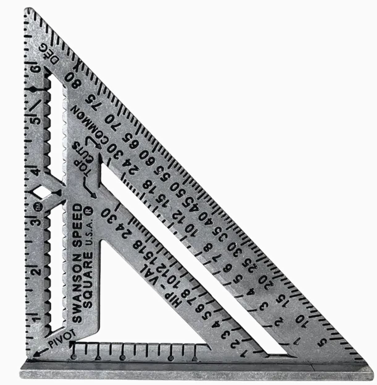 Tool Co S0100 Pro Carpenters Construction Aluminium Speed Square
