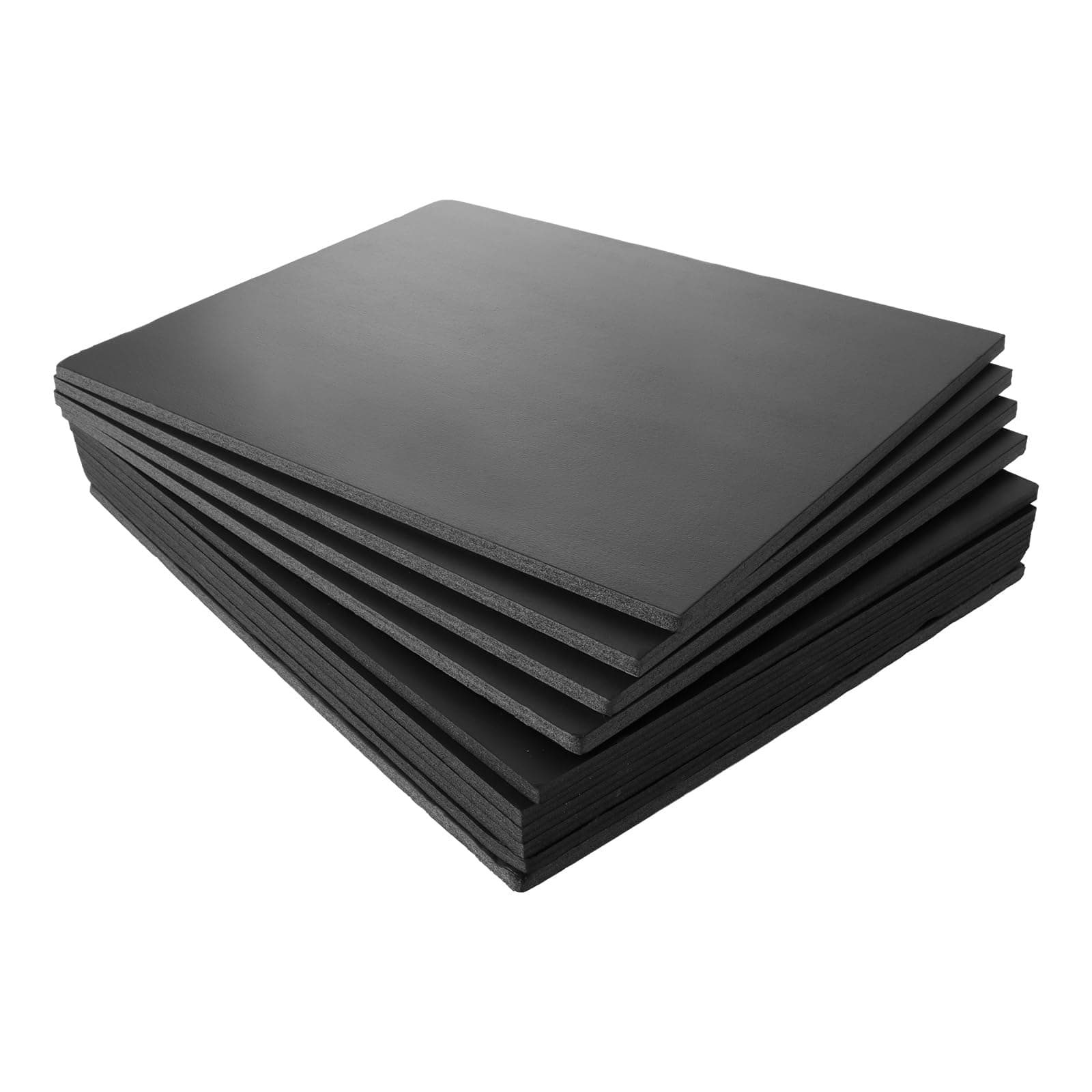 ASelected 10 Pack 255X200MM Foam Board, 5MM Thick Polystyrene Foam Sheet for Model Making, Mounting Photos, Presentations, Arts and Crafts Projects (Black)