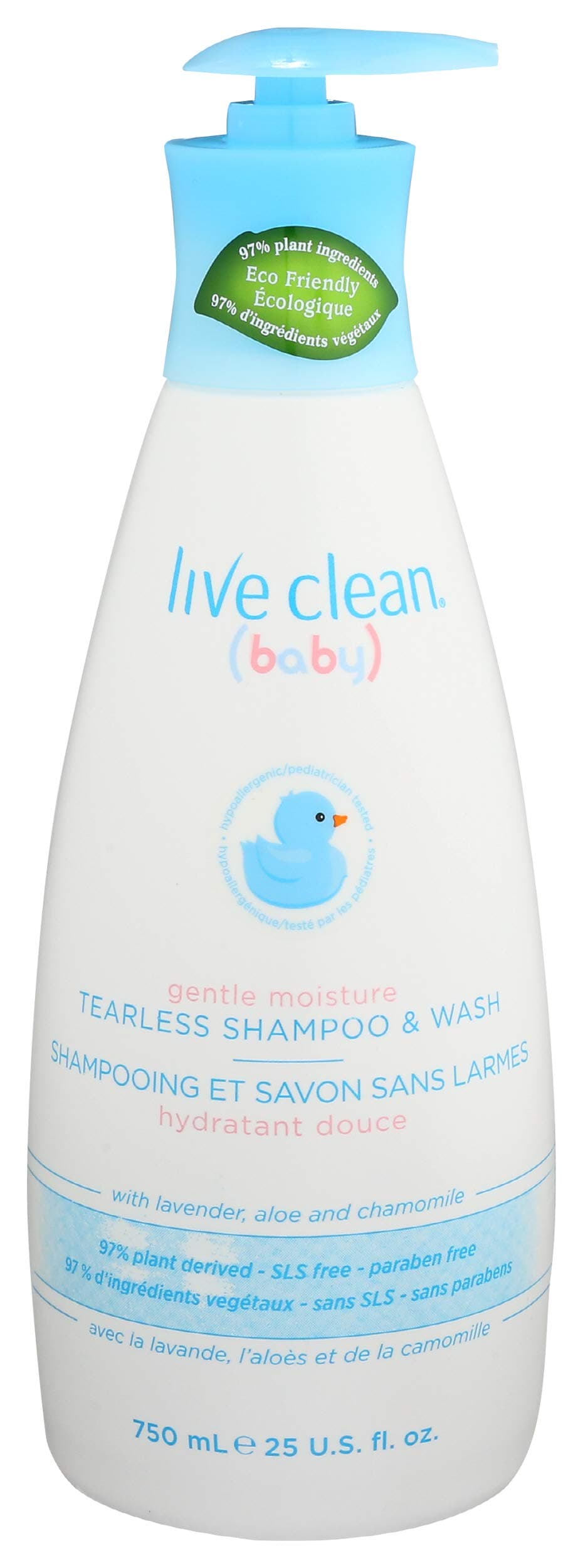 Live Clean Shampoo WASH TEARLESS 25 OZ