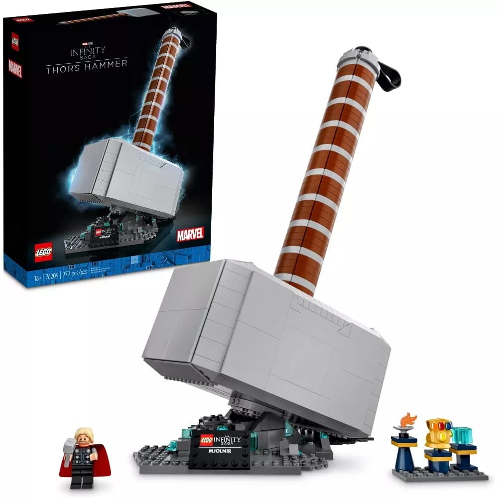 Marvel Thor’s Hammer 76209 Building Kit (979 Pieces)