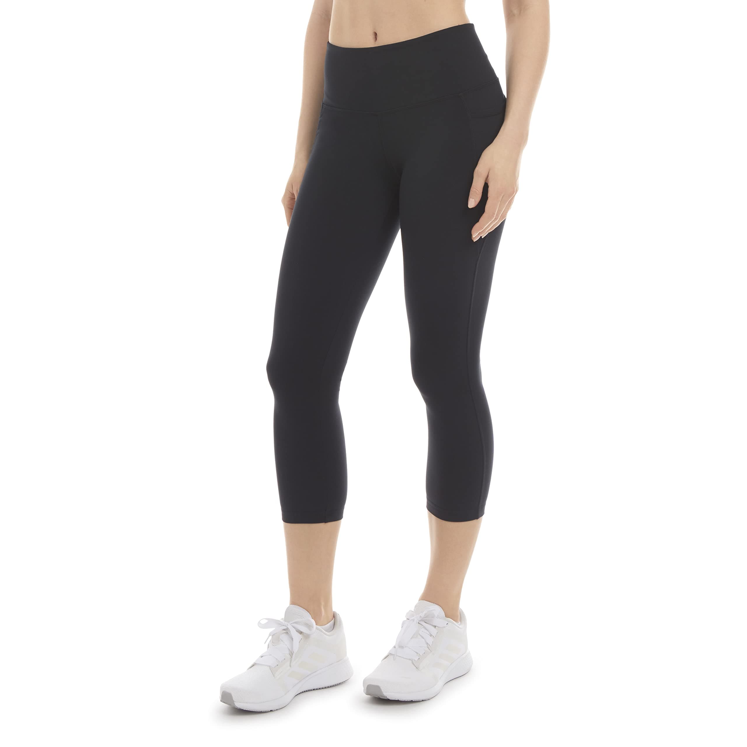 Womens Curved Contour Capri Leggings