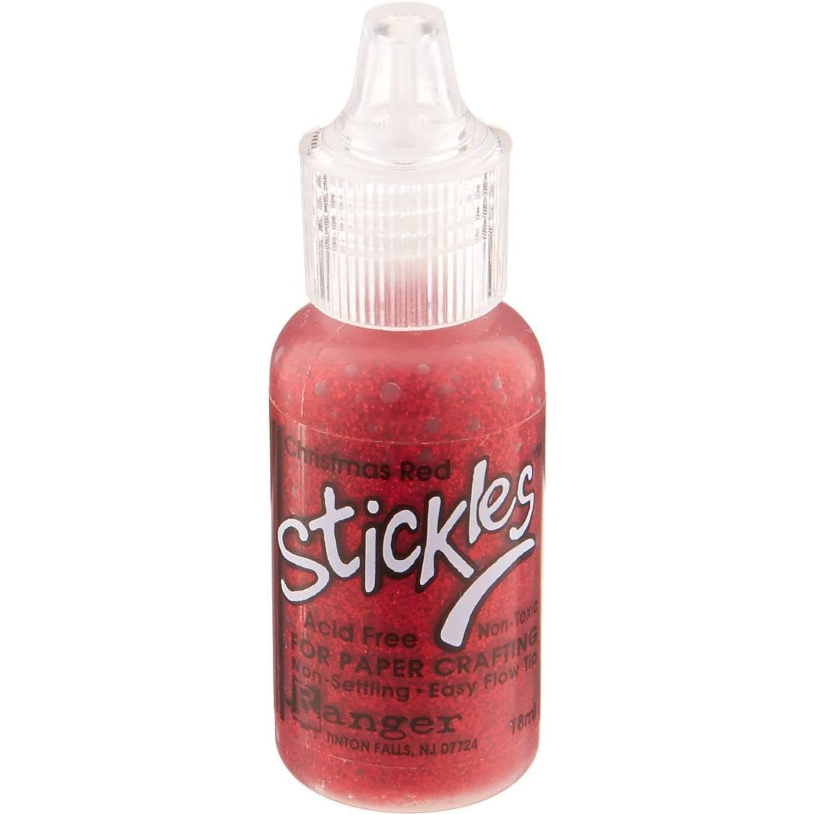 Ranger Stickles Glitter Glue .5oz, Christmas Red