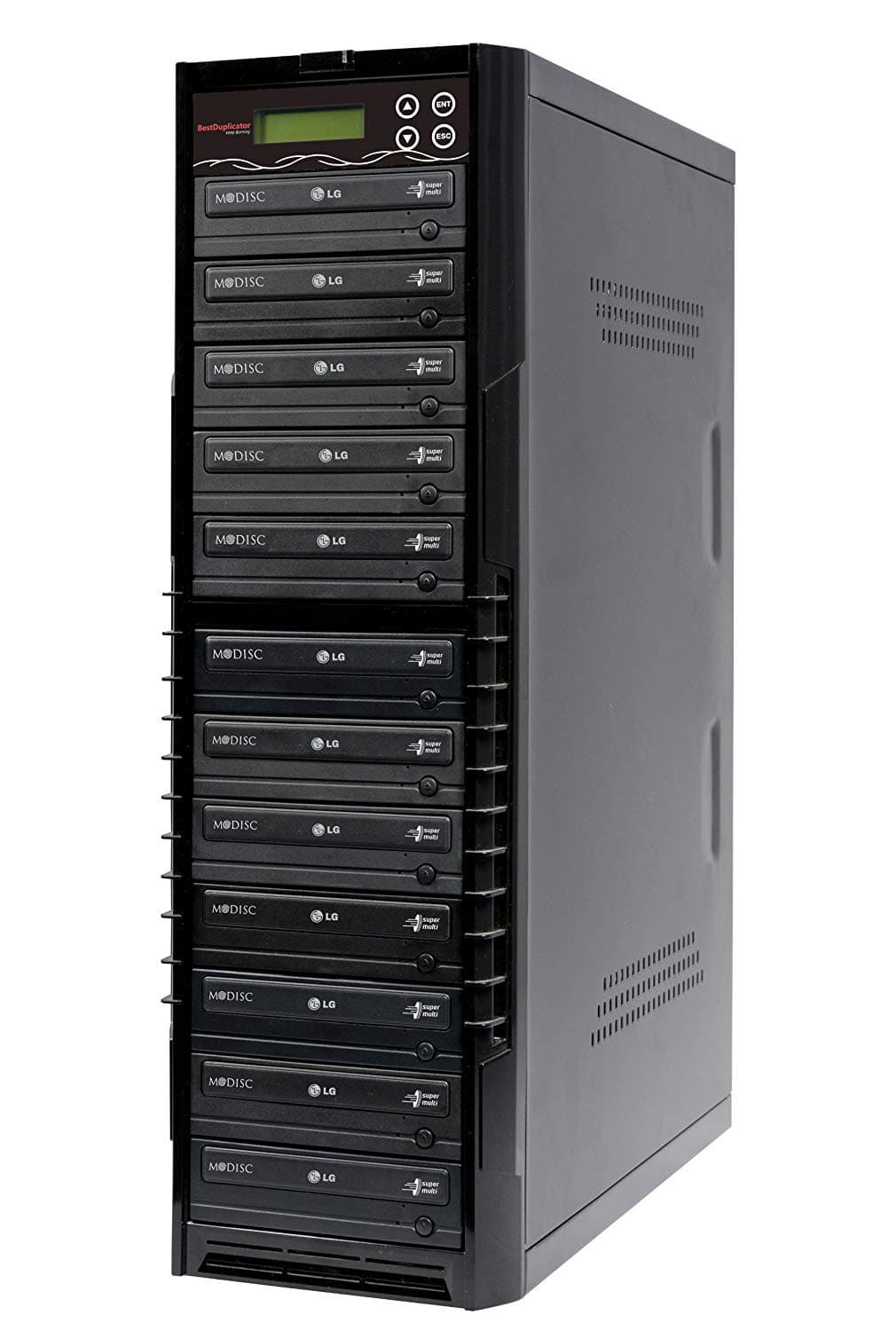 Bestduplicator BD-LG-11T 11 Target 24x SATA DVD Duplicator with Built-In LG Burner (1 to 11)