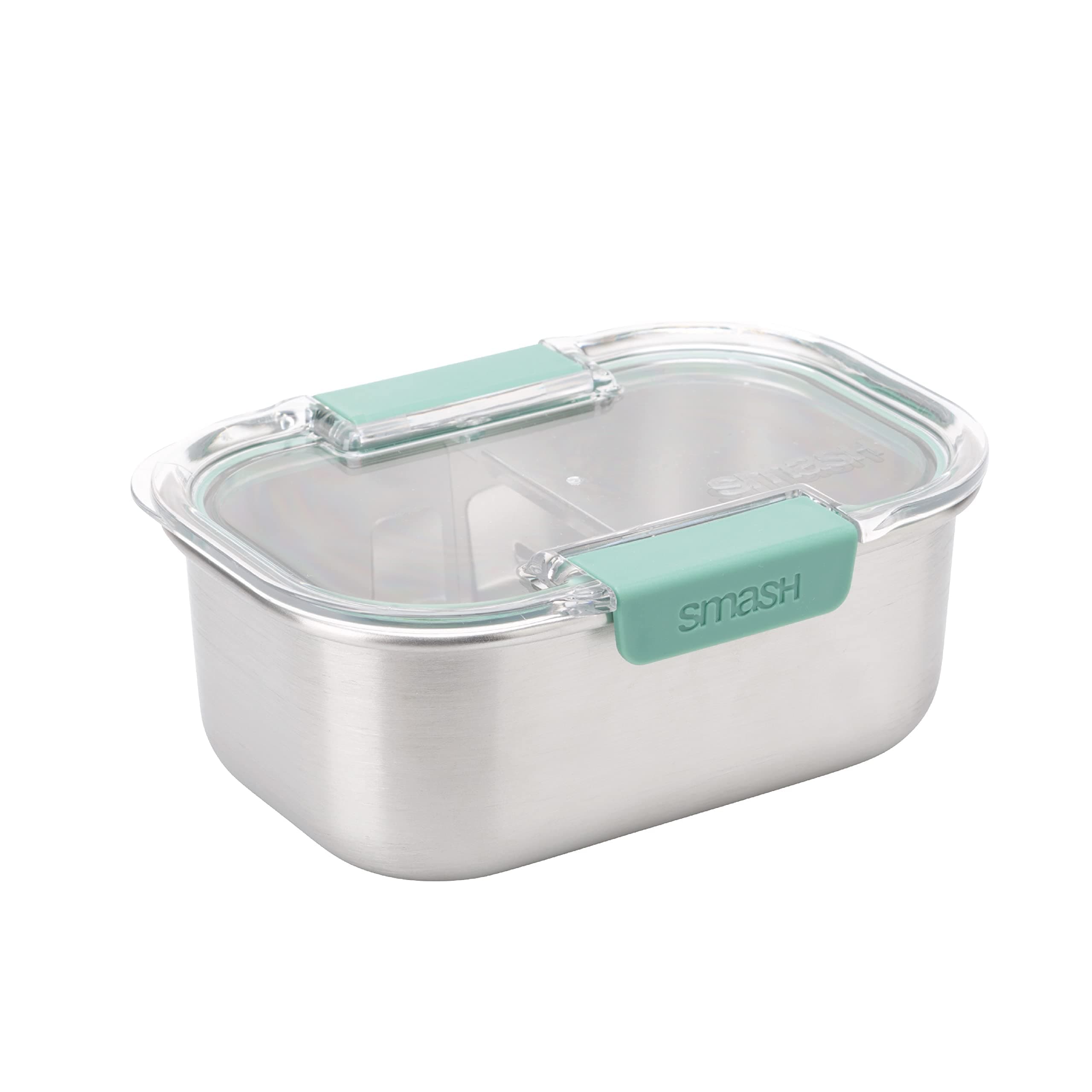 Stainless Steel 2 Compartment Bento Box 430ml