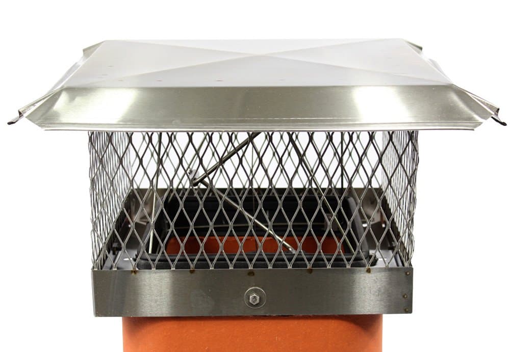 US Fireplace Products Energy Top Plus - Low Profile Damper Suitable for Wood Burning Fireplaces, 8" x 8"