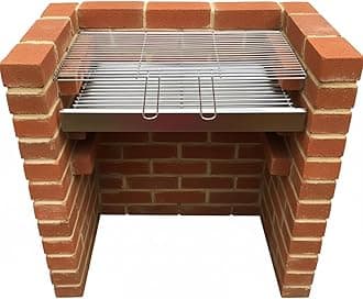 DIY Brick BBQ Kit with Heavy Duty 7mm Stainless Steel Charcoal Grate & Tray with Chrome Grill