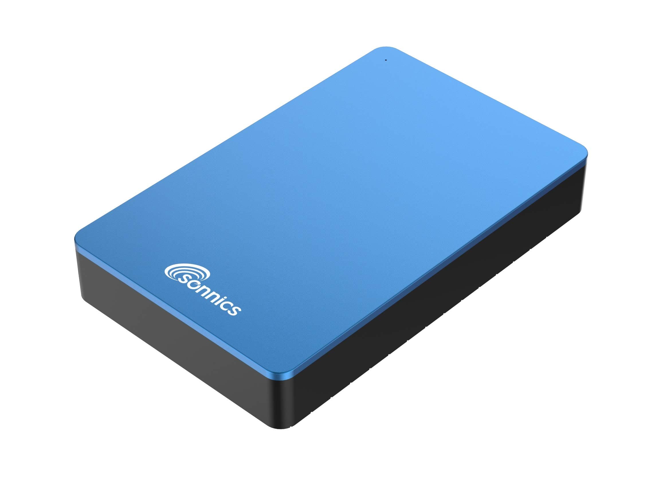 Sonnics 4TB Blue External Desktop Hard drive USB 3.0 Compatible with Windows PC, Mac, XBOX ONE & PS4