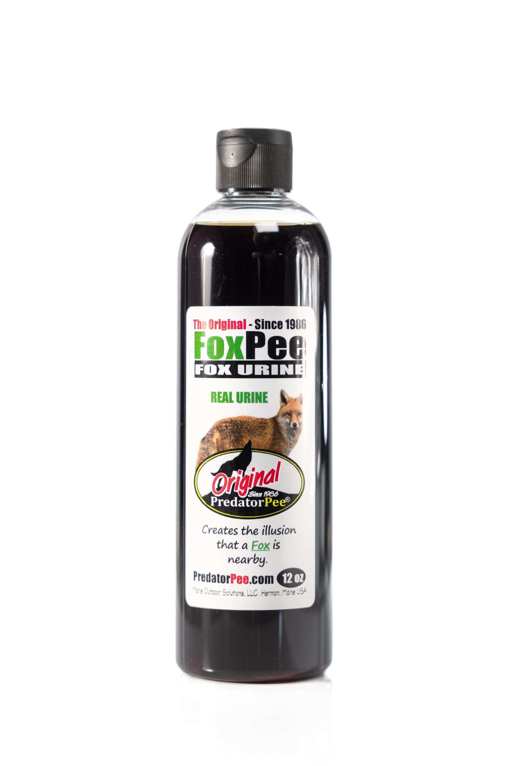 PredatorPee 100% Fox Urine - Territorial Marking Scent - Creates Illusion That Fox is Nearby - 12 oz