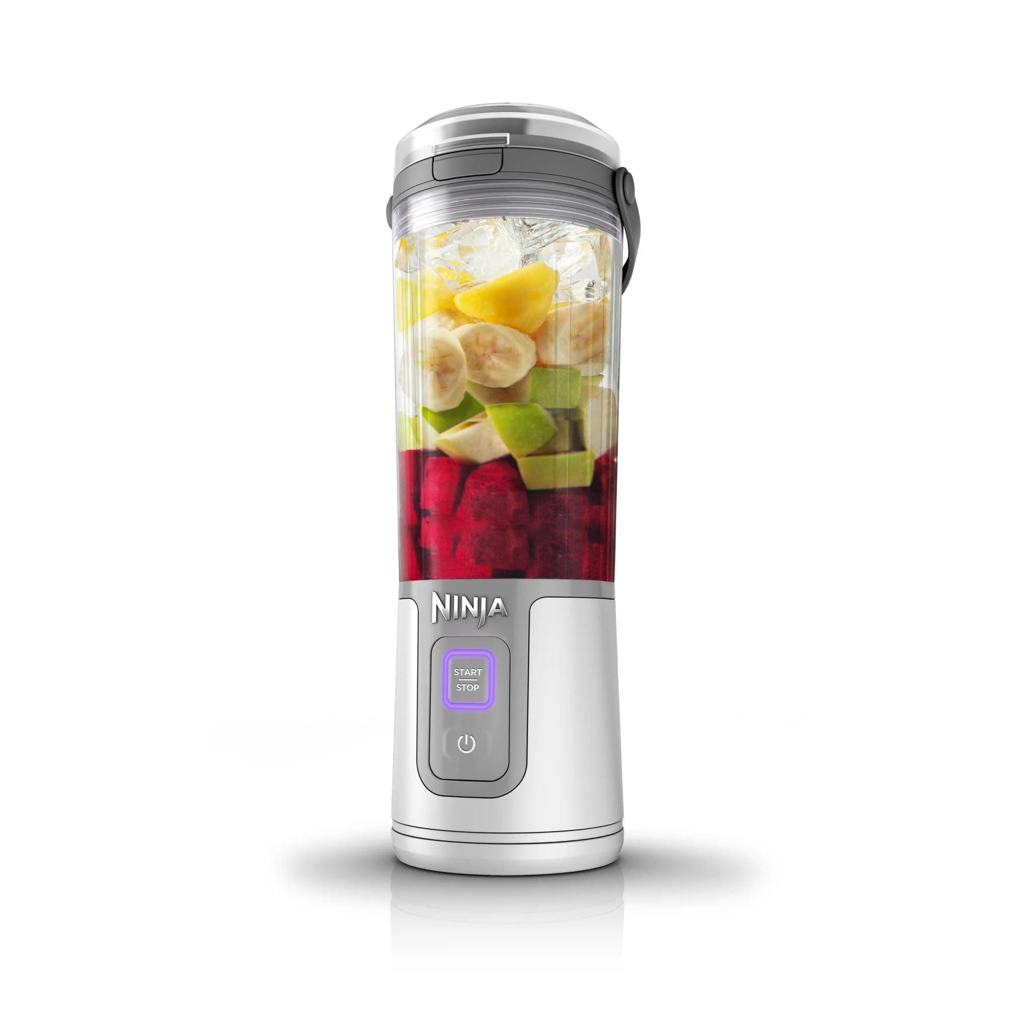 Ninja Blast 16 oz. Personal Portable Blender with Leak Proof Lid and Easy Sip Spout, Perfect for Smoothies, Cordless, USB-C Rechargeable, Dishwasher Safe Parts (Renewed) (White)