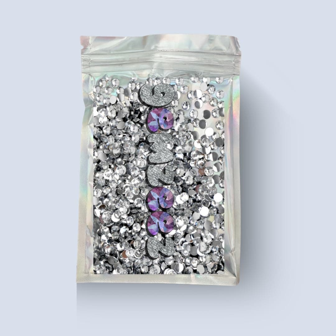 GemzeezUltimate Gemz Pack - 1000 Piece Gemz Set for Endless Designs in Various Sizes, Colors, and Shapes (Crushed Ice)