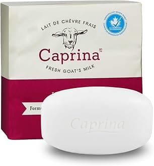 Caprina by Canus Fresh Goat's Milk Soap, Original, 3 bars 3.2 Ounces each