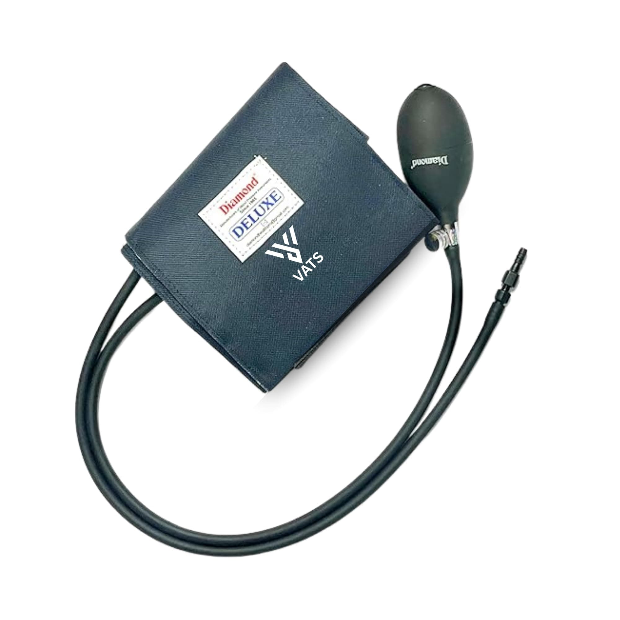 - VATS Original Diamond Deluxe BP Cuff with Bladder, Bulb, & Valve - BP Monitor Cuff for Diamond & Other Brands - BP Cuff For Aneroid/Mercurial Sphygmomanometer