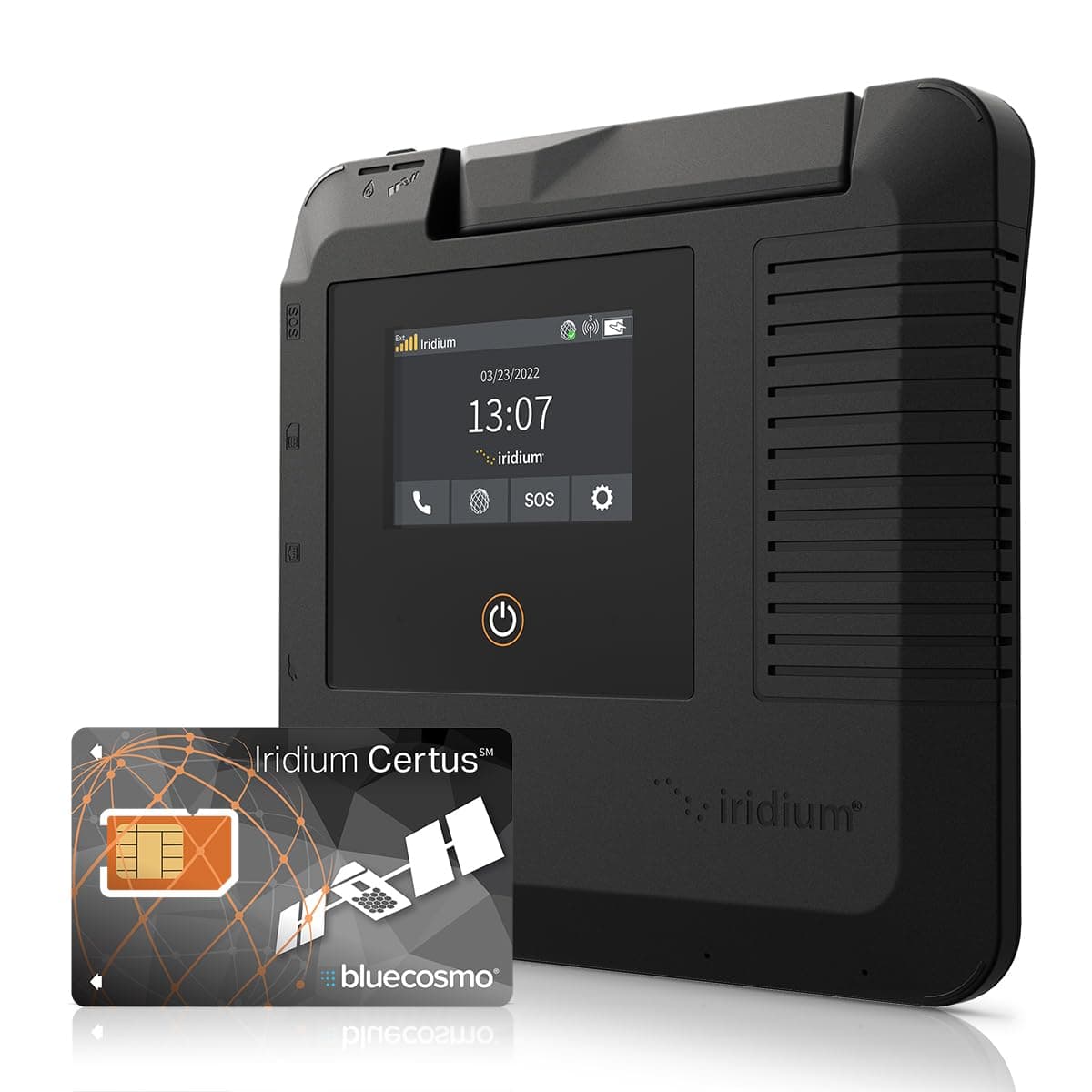 BlueCosmo Iridium GO! Exec Portable Satellite Calling Device Portable WiFi Calling Device Satellite Based WiFi Access Point for Voice, Messaging & Data with Monthly Postpaid Service SIM Card