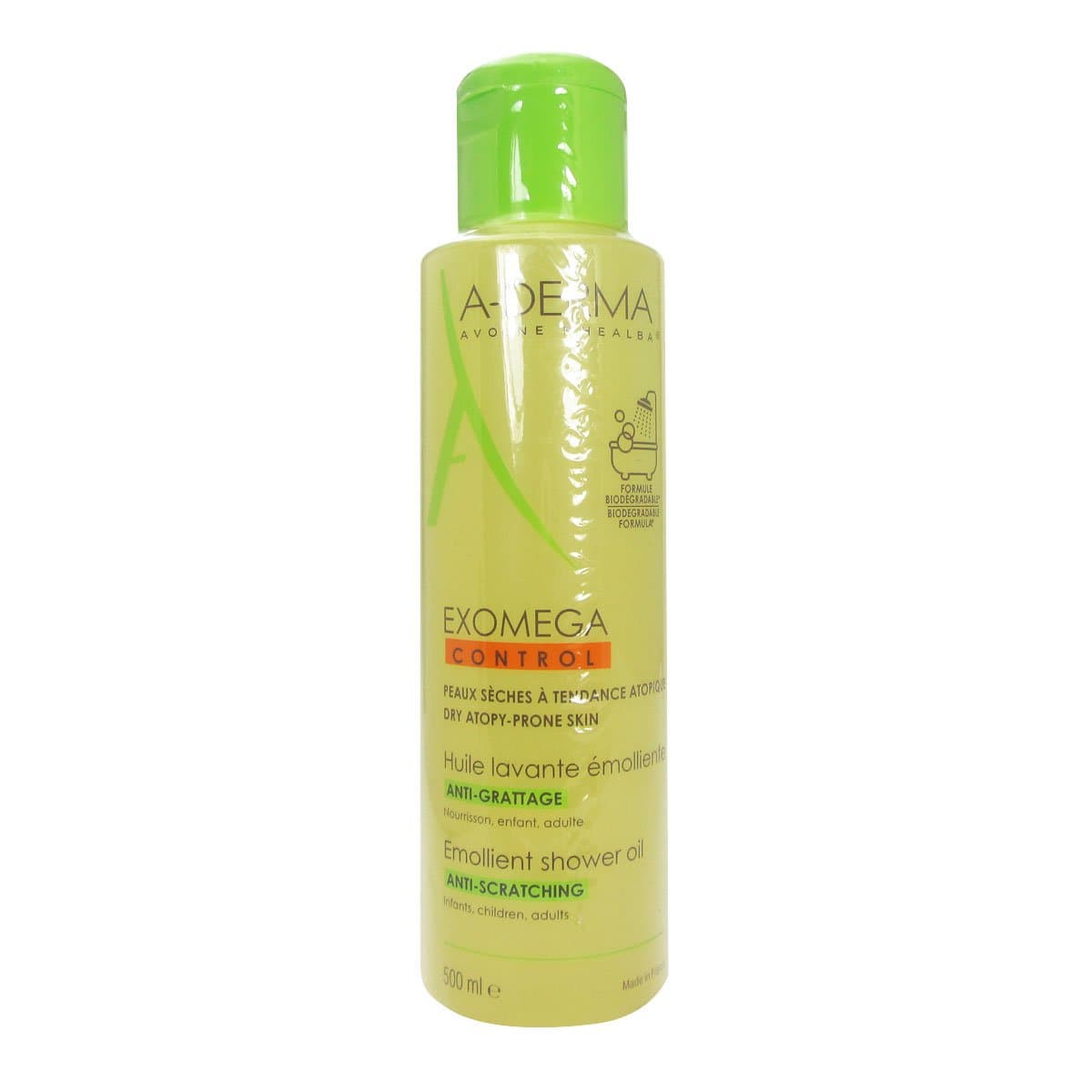 A-derma Exomega Control Shower And Bath Oil 500ml