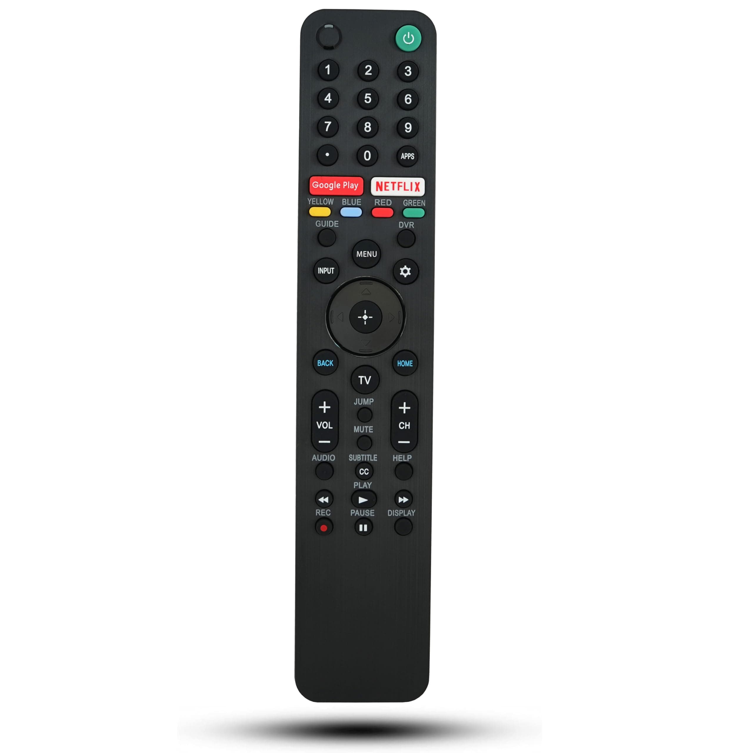 RMF-TX500U Universal Remote Control Compatible for Sony Smart TV Remote All Sony Bravia LED OLED LCD 4K UHD HDTV HDR Android TV, with Google Play, Netflix Button (No Voice Function)
