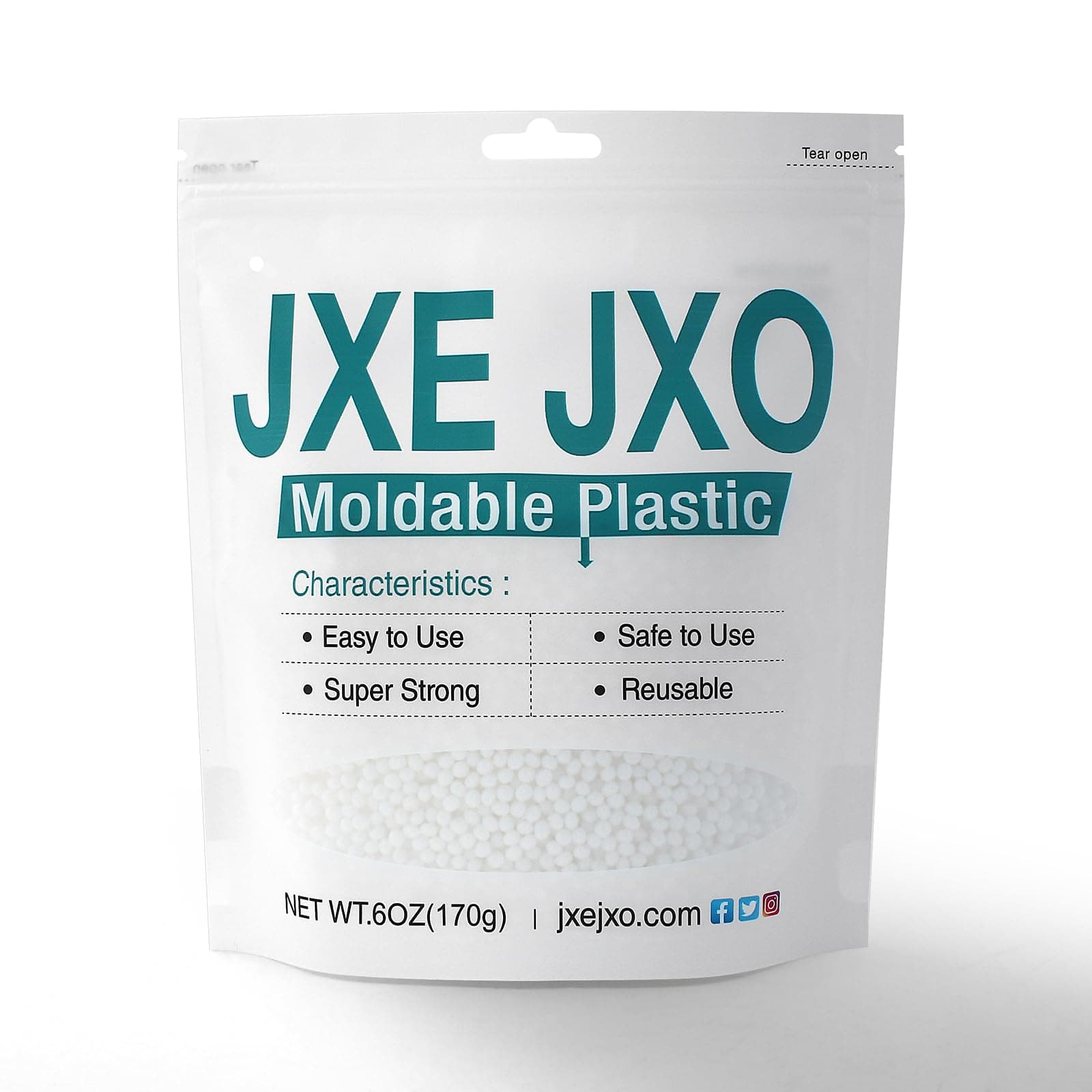 6oz Thermoplastic Beads for Teeth Repair - Moldable False Teeth Beads,Tooth Repair Kit, Tooth Beads for Missing Teeth – Ideal for DIY Tooth Filling, Halloween Vampire Teeth Fangs