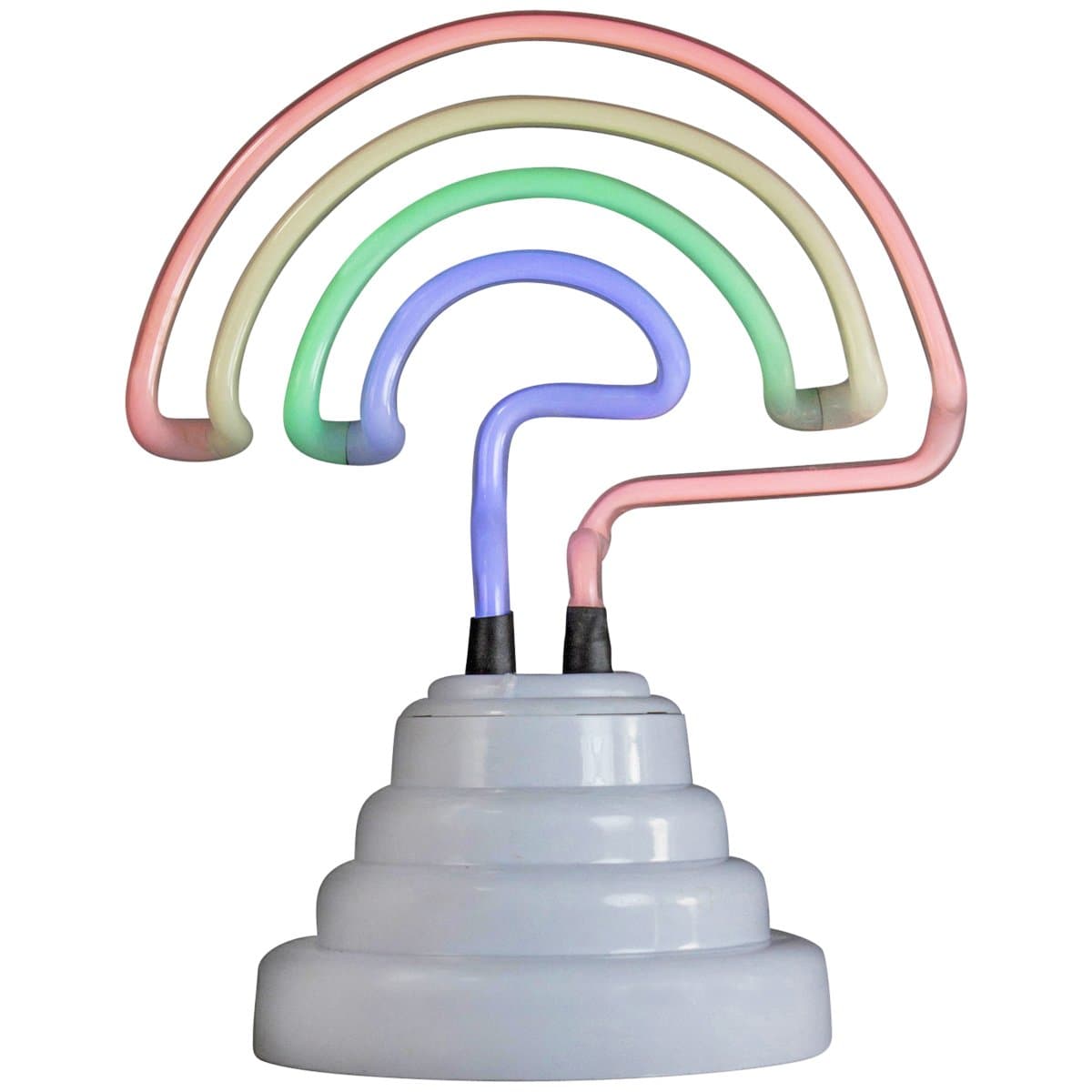 Small Neon Desk Lamps (Rainbow White Tier)