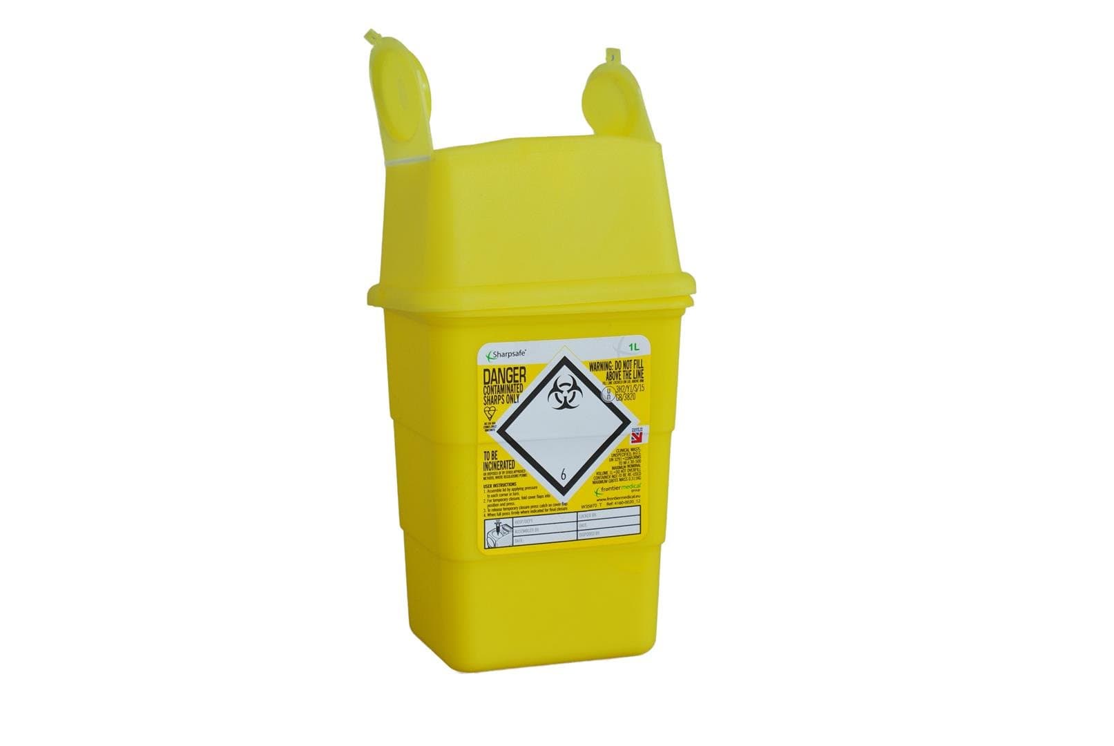 Sharpsafe Sharps Bin - 1 Litre