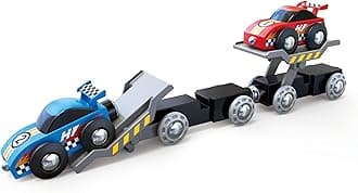 Hape Race Car Transporter, L: 11, W: 2, H: 1.5 inch