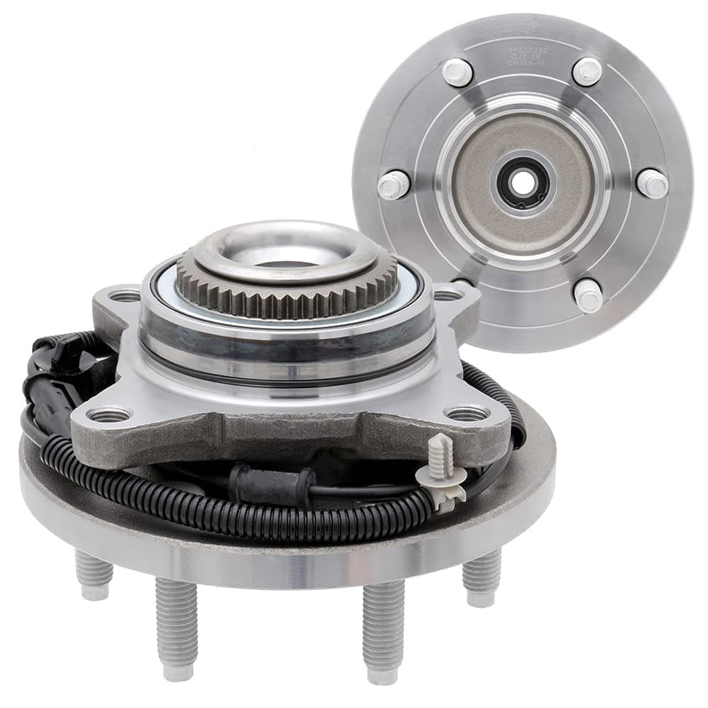 [2-Pack] SP550222 - FRONT Driver and Passenger Side Wheel Hub Bearing Assembly for 2011-2014 Ford F-150 SVT Raptor with ABS Cable, 6 Lug Hub