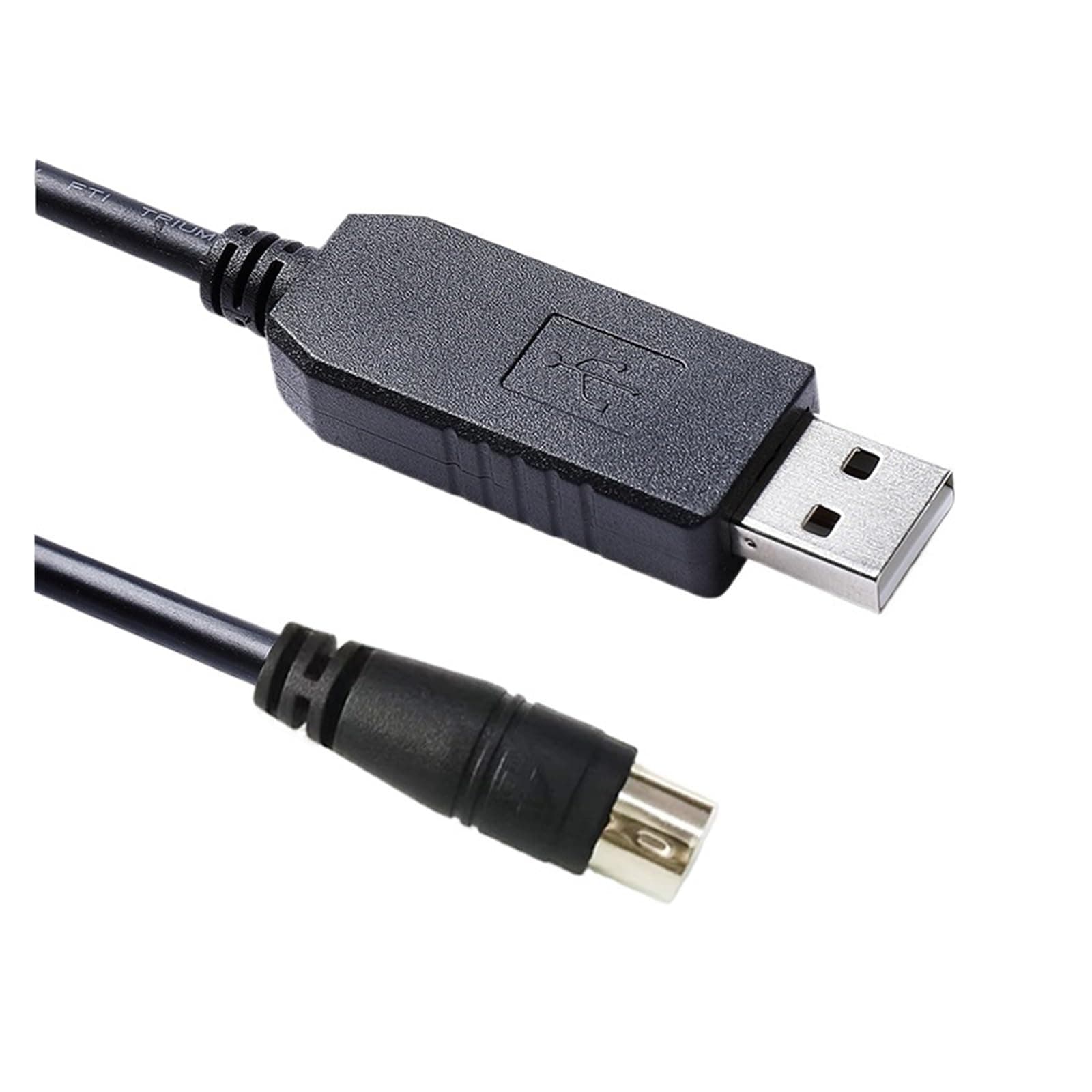 YUANFAHHH plc programming cable PL2303 USB RS232 Serial to Molded 8P Mini Din Adapter Programming Cable for Allen's Bradley's MicroLogix's PLC's 1000 1100 1200 Series