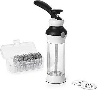 OXO Good Grips Cookie Press with Stainless Steel Disks and Storage Case