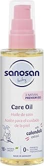 Sanosan Baby Care Oil | With Almond Oil, Organic Olive oil & Sunflower Seed Oil | Biodegradable - 100ml