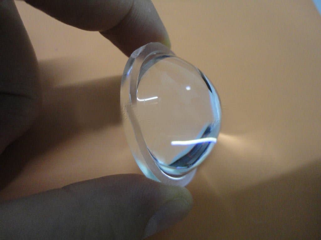 2pcs x 40MM LED Smooth Convex Lens