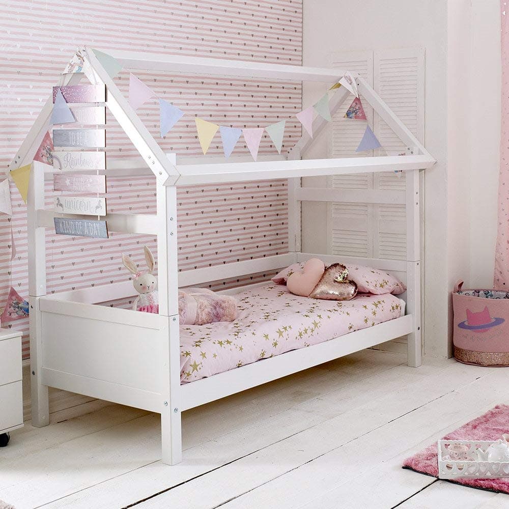 Flexa Nordic Playhouse Bed Frame 1 in White