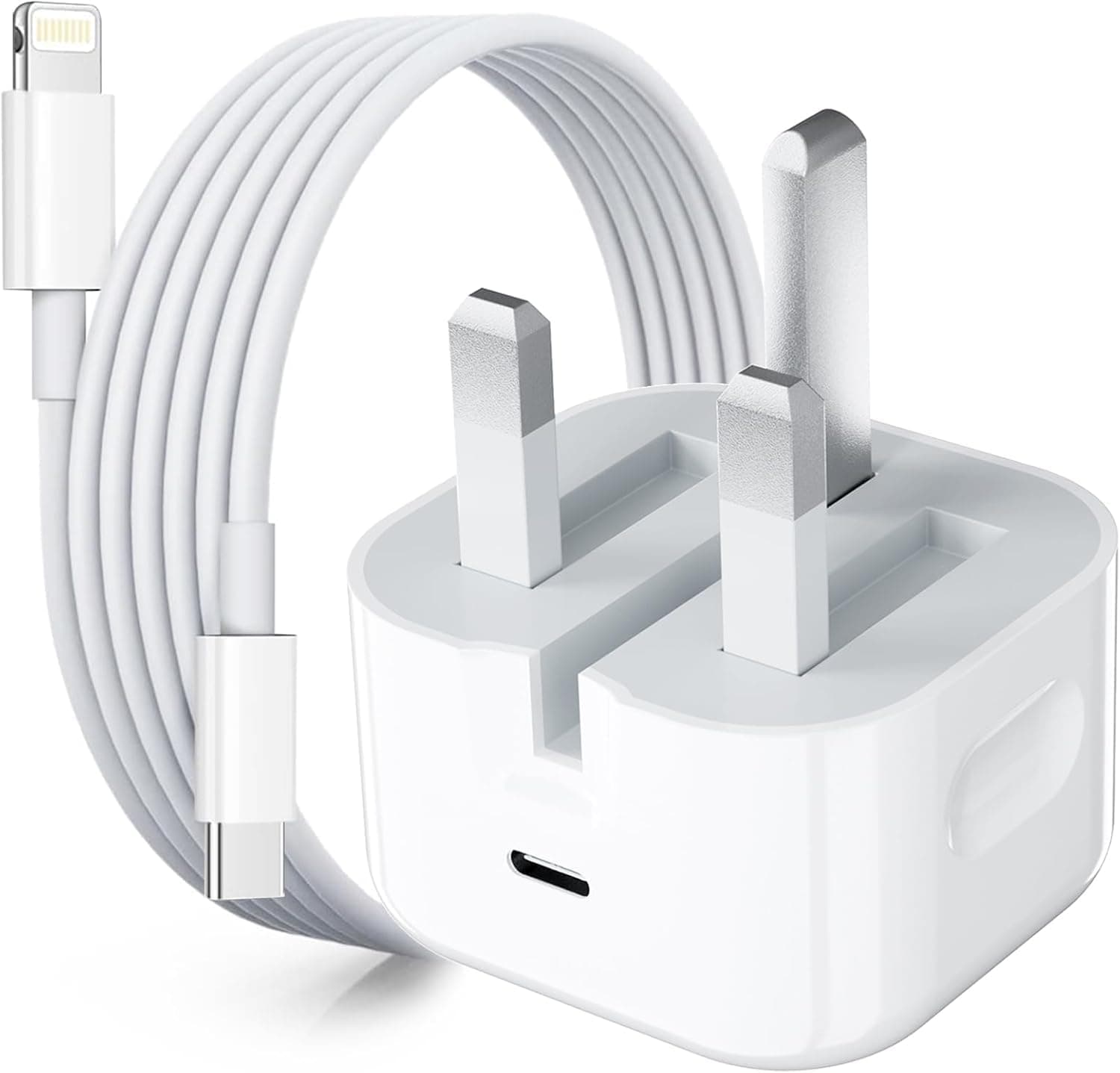 for iPhone Charger,20W PD USB C Charging Plug with 2M Lightning Cable for iPhone 14 13 12 11 Pro Max XR XS X,iPad